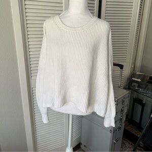 Free People white cropped sweater size L